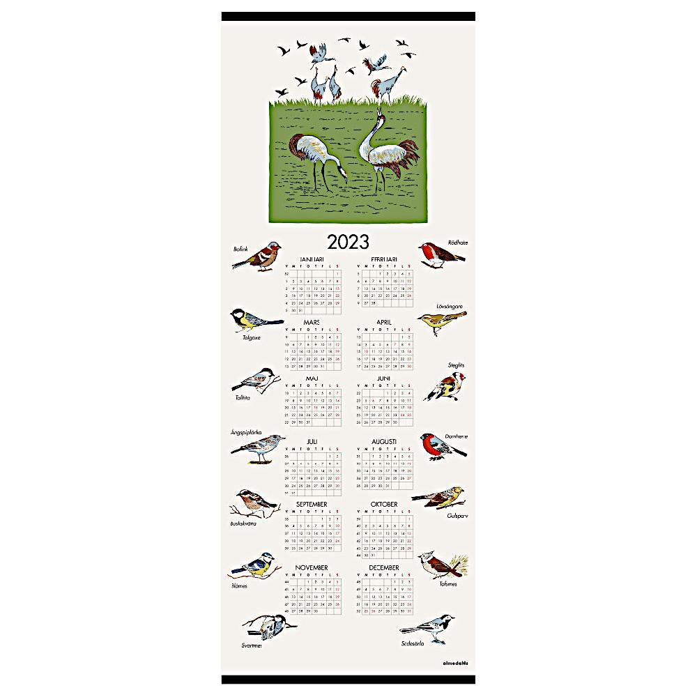 alo yoga Svenska Fåglar calendar 2023