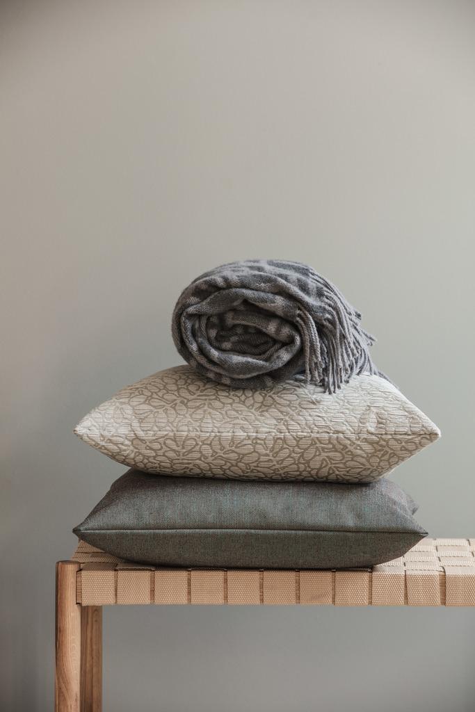 alo yoga Twist cushion cover blue nature 50x50cm