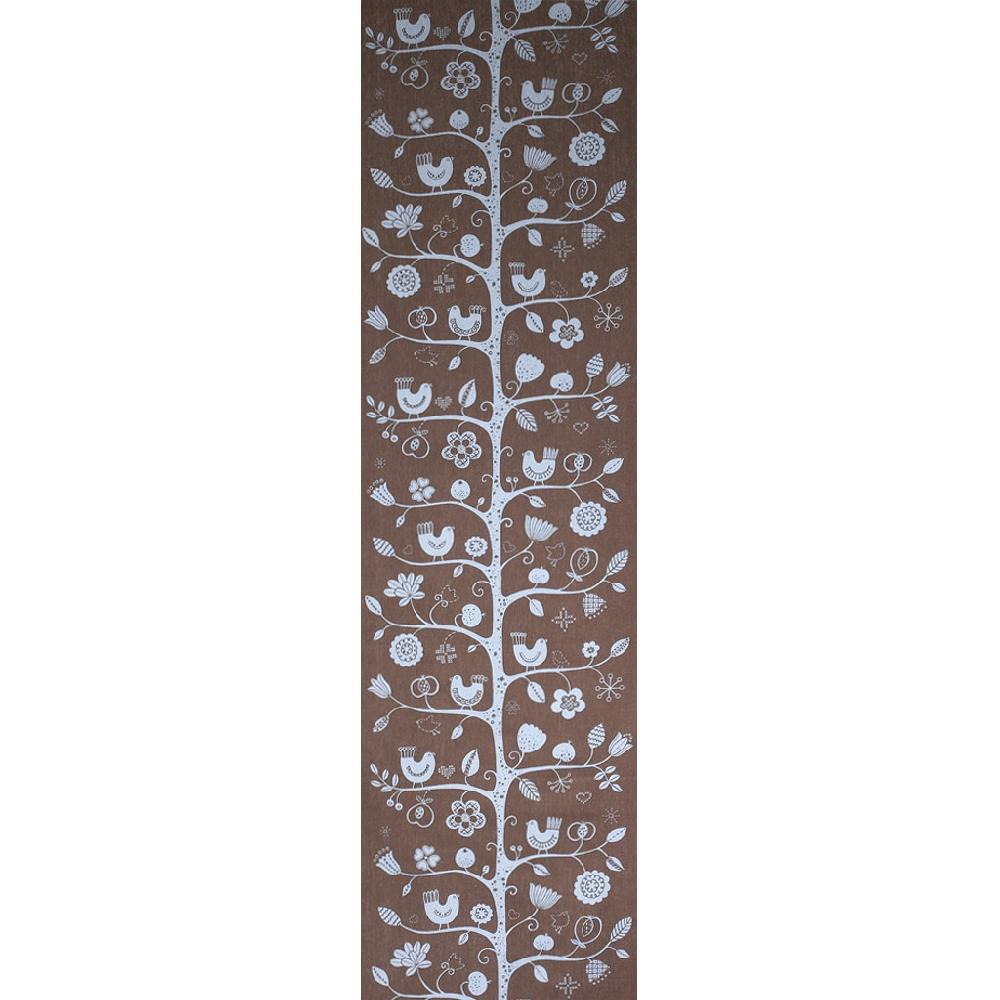Alo Yoga Fågelsång Panel Curtains Brown/blue 2-pack