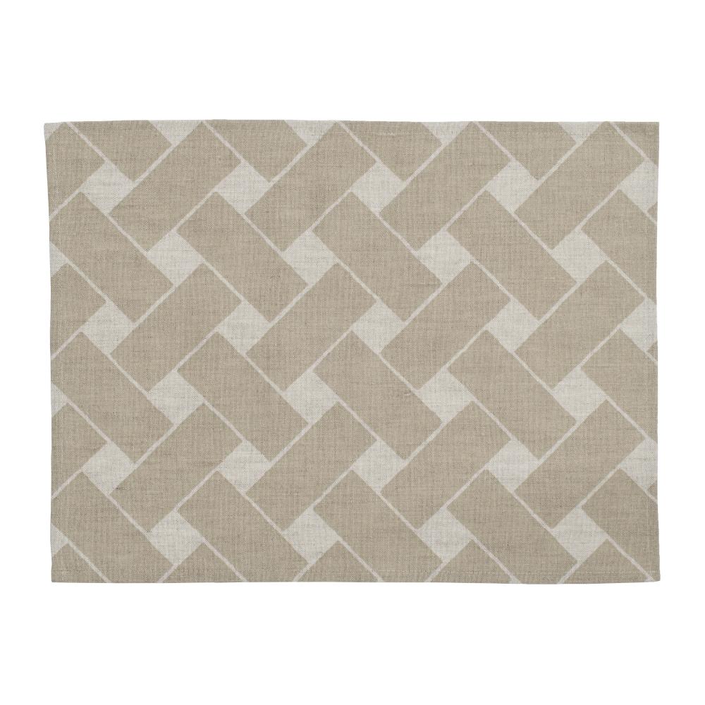 Alo Yoga Korg XL Placemat Natur/taupe 45x34cm 2-pack