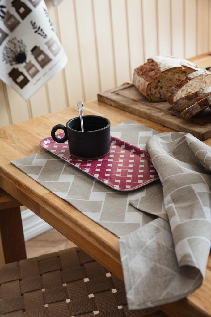 Alo Yoga Korg XL Placemat Natur/taupe 45x34cm 2-pack