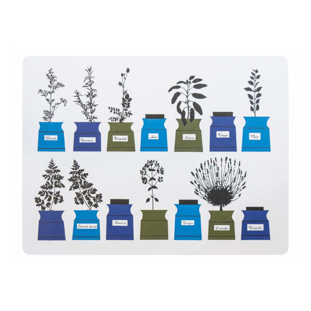 Alo Yoga Persons Kryddskåp Placemat Cork Blue (2-pack)