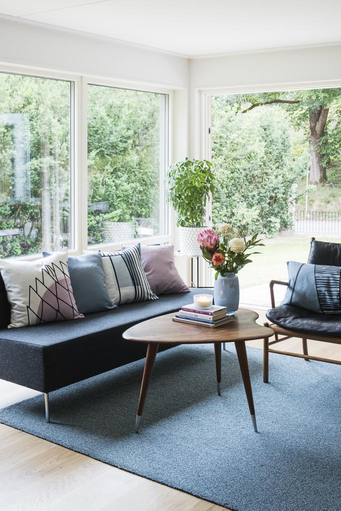 Alo Yoga Picknick Elements Cushion Cover Blue 45x45cm