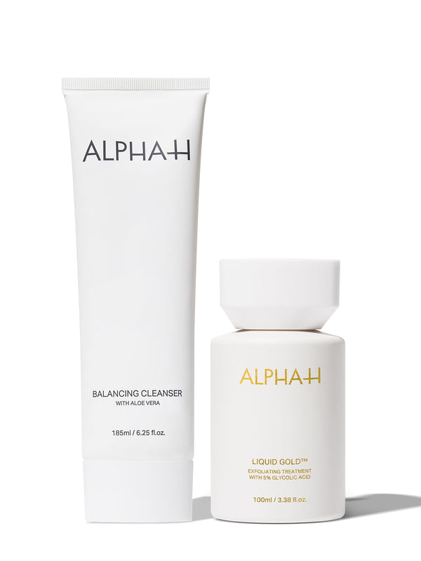 alpha h Cleanse & Exfoliate Duo
