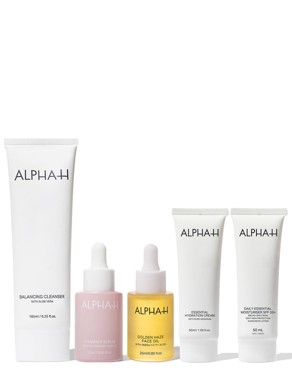 alpha h Dry Skin AM & PM Routine