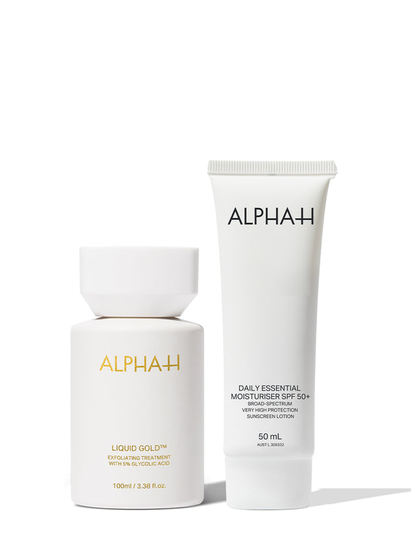alpha h Exfoliate & Protect Duo