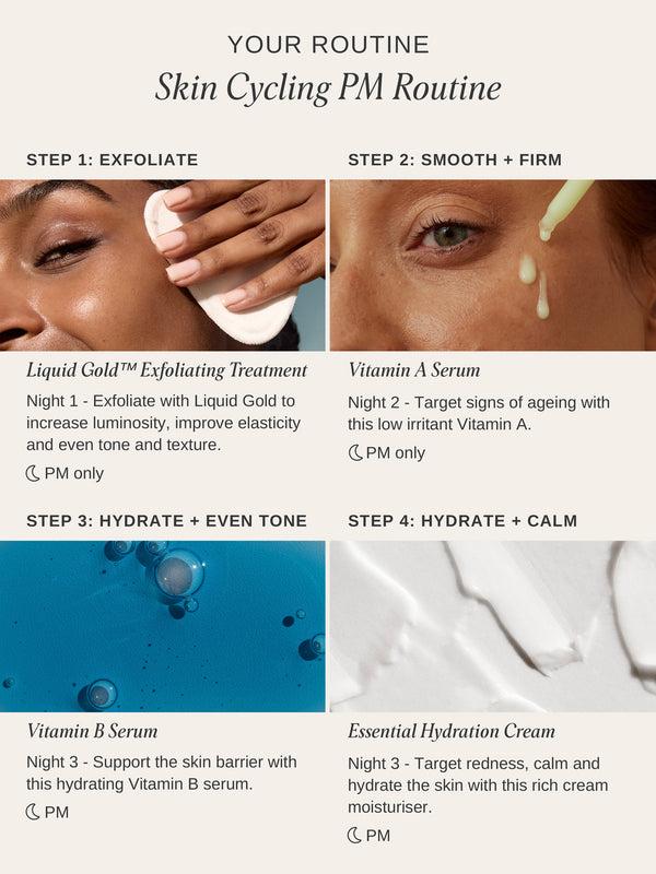 Alpha H Skin Cycling PM Routine