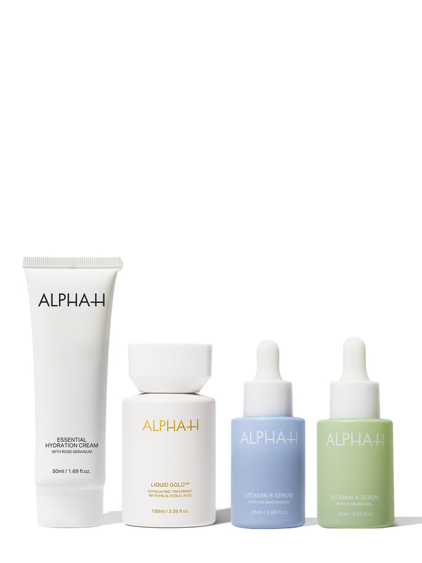 alpha h Skin Cycling PM Routine