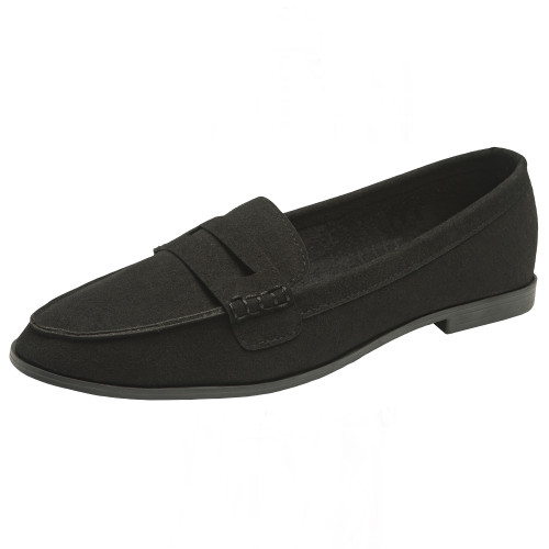 alpine swiss Alpine Swiss Abby Womens Penny Loafers Slip On Flats Comfortable Office Shoes