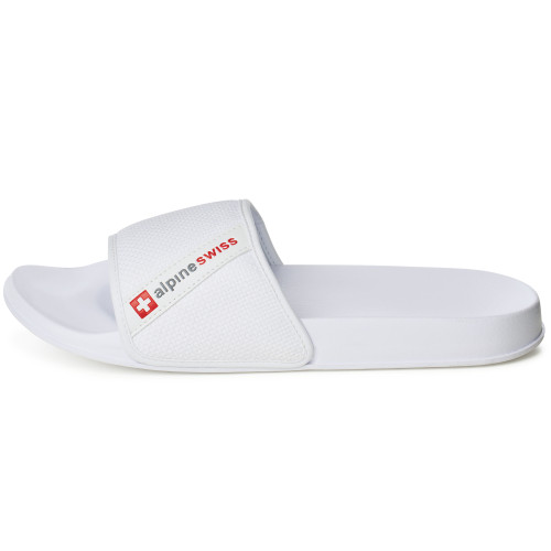 Alpine Swiss Alpine Swiss Athletic Slides For Men | Flip Flop Sandals House Shoes Slippers For Men | Comfortable Lightweight & Water Friendly | Casual Open Toe Slides