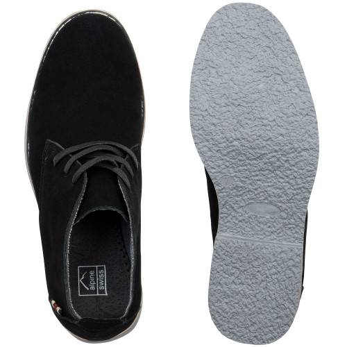 Alpine Swiss Alpine Swiss Beck Mens Genuine Suede Chukka Boots