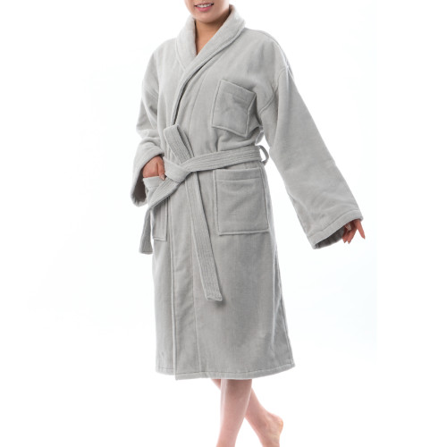 Alpine Swiss Alpine Swiss Blair Womens Cotton Terry Cloth Bathrobe Shawl Collar Velour Spa Robe