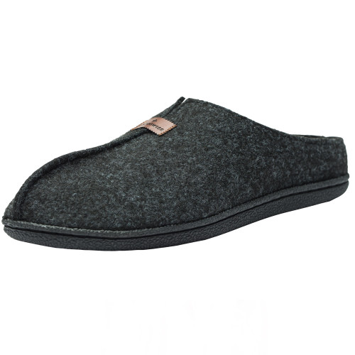 alpine swiss Alpine Swiss Bruce Mens Felt Faux Wool Clog Slippers Comfortable Slip On House Shoes