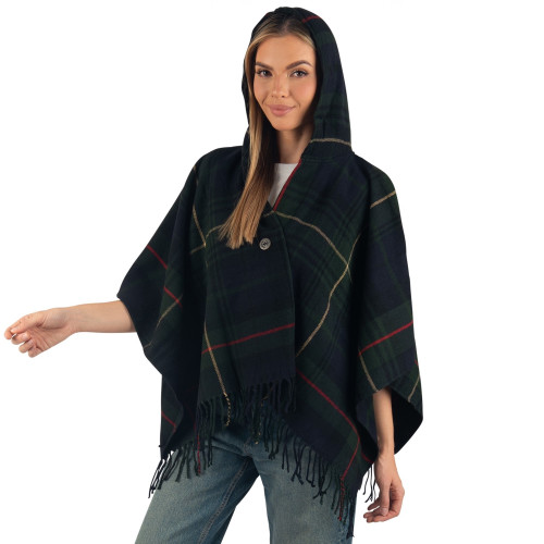 Alpine Swiss Alpine Swiss Carol Womens Shawl Wrap With Hood Poncho Sweater Large Scarf Fringe