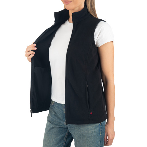 Alpine Swiss Alpine Swiss Cindy Womens Polar Fleece Vest Zip Up Lightweight Sleeveless Jacket