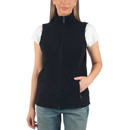Alpine Swiss Alpine Swiss Cindy Womens Polar Fleece Vest Zip Up Lightweight Sleeveless Jacket