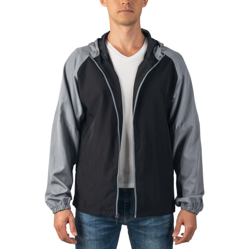 Alpine Swiss Alpine Swiss Cory Mens Windbreaker Jacket Zip Up Lightweight Softshell Hooded Coat