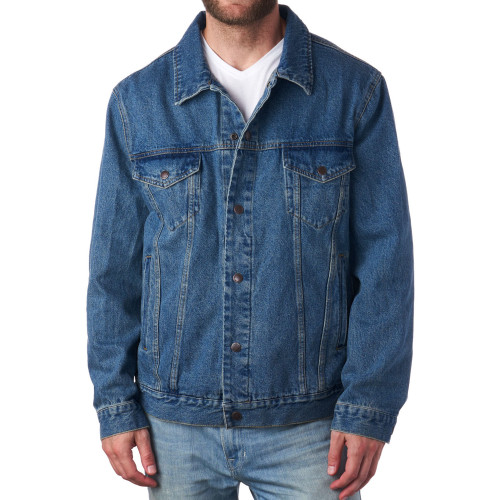 alpine swiss Alpine Swiss Derek Men’s Classic Denim Trucker Jacket