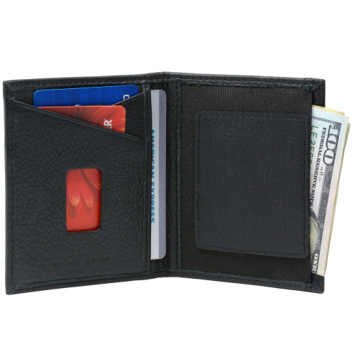 alpine swiss Alpine Swiss Double Diamond RFID Business Card Case Wallet