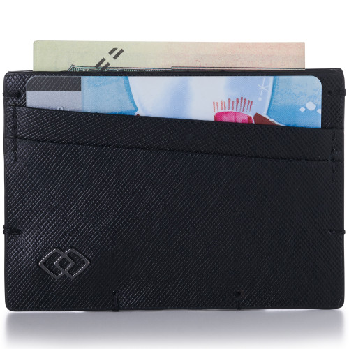 alpine swiss Alpine Swiss Double Diamond RFID Thin Card Holder Wallet
