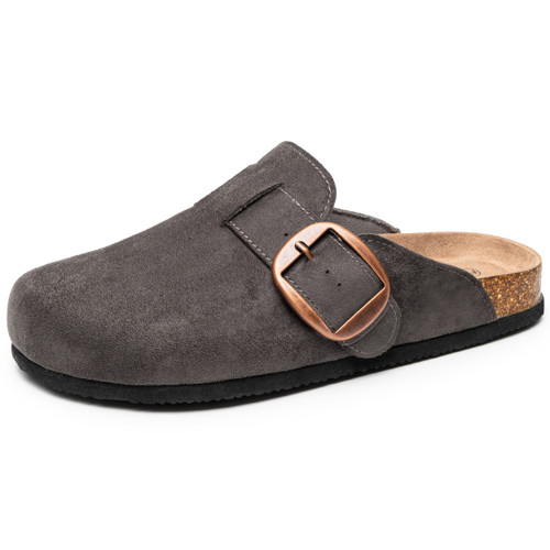 Alpine Swiss Alpine Swiss Edith Womens Clogs Cork Footbed Slippers Mules Slip On Potato Shoes