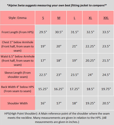 Alpine Swiss Alpine Swiss Emma Women's Wool Peacoat – Double-Breasted 3/4 Length Overcoat Stylish & Warm Blazer For Fall & Winter