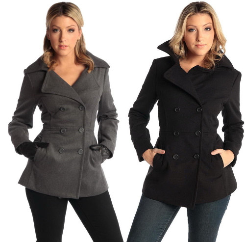 alpine swiss Alpine Swiss Emma Women's Wool Peacoat – Double-Breasted 3/4 Length Overcoat Stylish & Warm Blazer for Fall & Winter alpine swiss Alpine Swiss Emma Women's Wool Peacoat – Double-Breasted 3/4 Length Overcoat Stylish & Warm Blazer for Fall & Winter