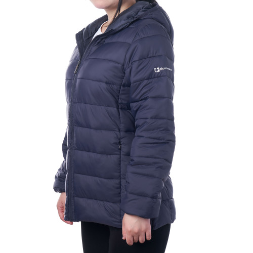 Alpine Swiss Alpine Swiss Eva Women’s Hooded Puffer Jacket | Lightweight Down Alternative Coat | Warm Packable & Water Resistant
