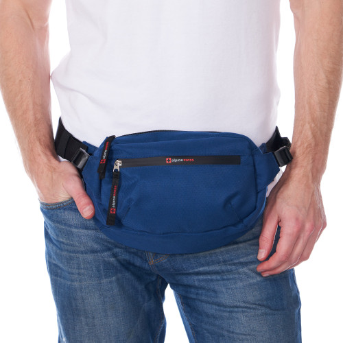 Alpine Swiss Alpine Swiss Fanny Pack Adjustable Waist Bag Sling Crossbody Chest Pack Bum Bag