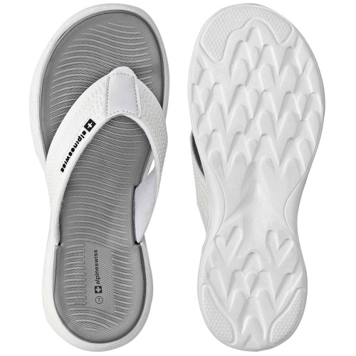 Alpine Swiss Alpine Swiss Katie Womens Flip Flops | Comfortable Outdoor Walking Thong Sandals | Flip Flops For Womens Everyday Wear | Anti-Slip Shock-Absorbing Sole Cushioned Footbed | Water-Resistant Beach Shoes