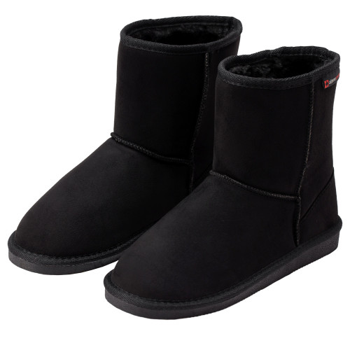 Alpine Swiss Alpine Swiss Laura Women’s Short Winter Boots Faux Suede Sherpa Lined Warm & Comfortable With Anti-Slip Sole