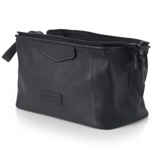 Alpine Swiss Alpine Swiss Lauter Toiletry Bag Genuine Leather Shaving Kit Dopp Kit Travel Case