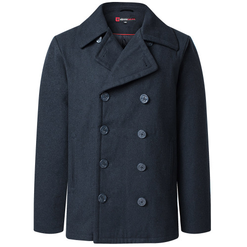 Alpine Swiss Alpine Swiss Mason Mens Wool Blend Classic Pea Coat Jacket