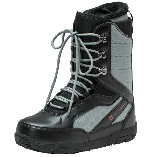 Alpine Swiss Alpine Swiss Men's Snowboard Boots | Waterproof Custom-Fit Liner Medium Flex For All-Mountain Riding Winter Snow Boots