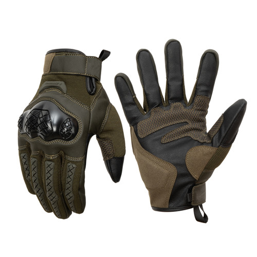 Alpine Swiss Alpine Swiss Men's Tactical Motorcycle Gloves Hard Knuckle Protective Outdoor Gloves For Riding Cycling Hunting Paintball