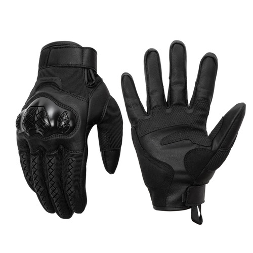 alpine swiss Alpine Swiss Men's Tactical Motorcycle Gloves Hard Knuckle Protective Outdoor Gloves for Riding Cycling Hunting Paintball