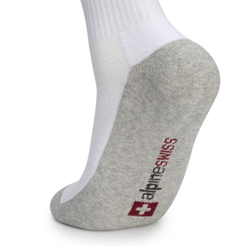 Alpine Swiss Alpine Swiss Mens 3 Pack Crew Socks Cotton Athletic Performance Socks Shoe Size 6-12