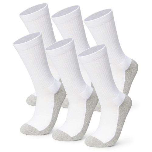 alpine swiss Alpine Swiss Mens 3 Pack Crew Socks Cotton Athletic Performance Socks Shoe Size 6-12