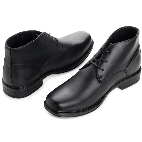 Alpine Swiss Alpine Swiss Mens Leather Lined Dressy Ankle Boots