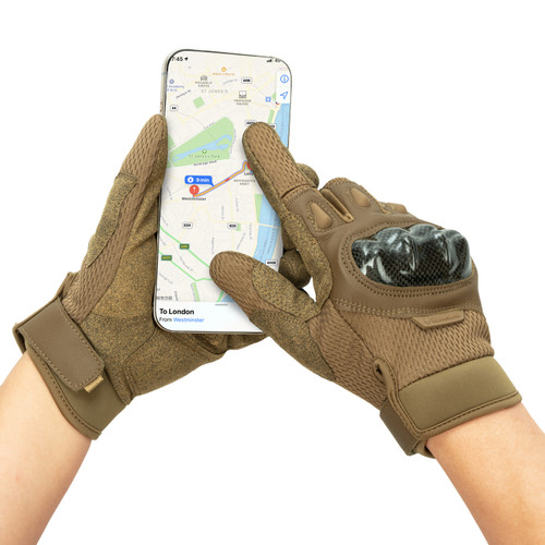 Alpine Swiss Alpine Swiss Mens Motorcycle Gloves Touchscreen Riding Gloves Carbon Knuckle Protection For Biking ATV Motocross Outdoor Use