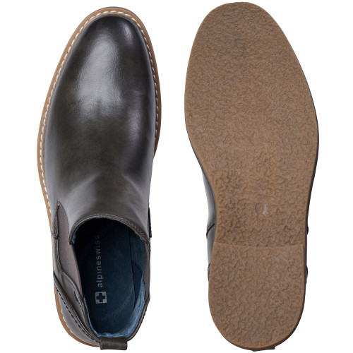 Alpine Swiss Alpine Swiss Mens Owen Chelsea Boots Pull Up Ankle Boots