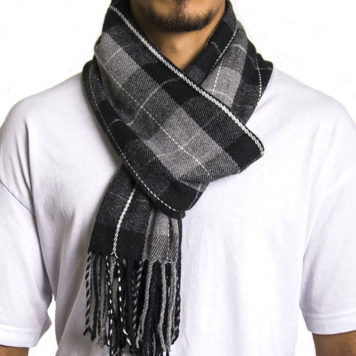 Alpine Swiss Alpine Swiss Mens Plaid Scarf Softer Than Cashmere Scarves Winter Shawl