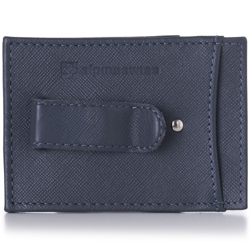 Alpine Swiss Alpine Swiss Mens Top Grain Leather Minimalist Money Clip Front Pocket Wallet