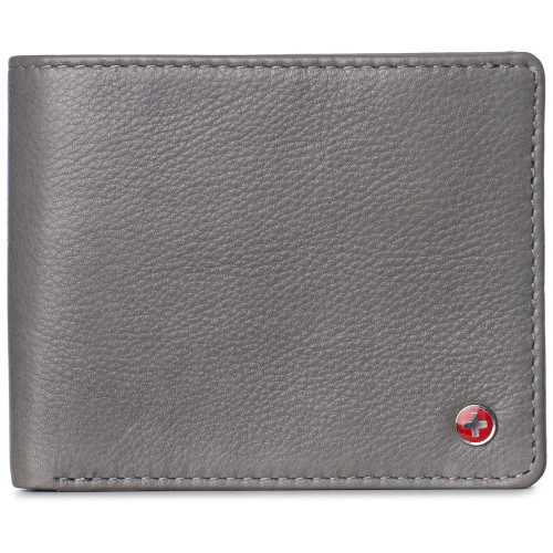 Alpine Swiss Alpine Swiss Mens Wallet For Men | RFID Protected Leather Mens Wallet | Spencer Bifold With Divided Bill Section | Gift Box | 2 ID Windows | 14 Card & Storage Pockets For Organization