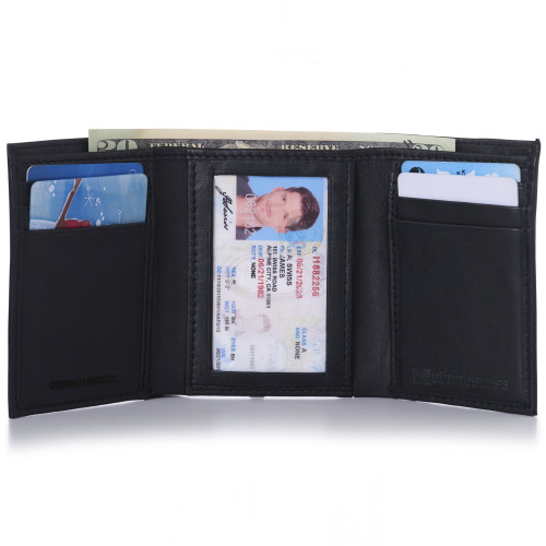 Alpine Swiss Alpine Swiss Mens Wallet Trifold Bifold Billfolds To Choose From Genuine Leather Comes In Gift Bag