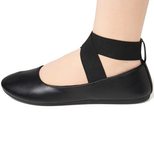 Alpine Swiss Alpine Swiss Peony Ballet Flats Shoes For Women | Elastic Ankle Strap Flats | Round Closed-Toe | Slip On Loafers | Padded For Comfort | Runs Small