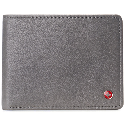 Alpine Swiss Alpine Swiss RFID Connor Passcase Bifold Wallet For Men Leather Comes In A Gift Box