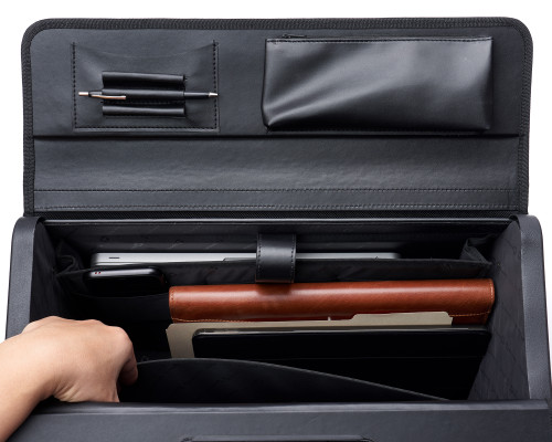 Alpine Swiss Alpine Swiss Rolling 17" Laptop Briefcase On Wheels Attache Lawyers Case Legal Size