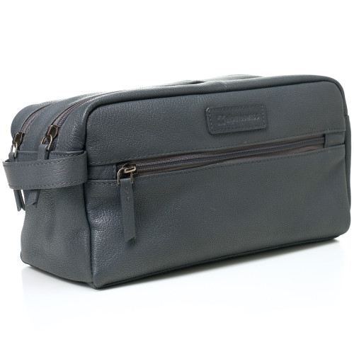 Alpine Swiss Alpine Swiss Sedona Toiletry Bag Genuine Leather Shaving Kit Dopp Kit Travel Case