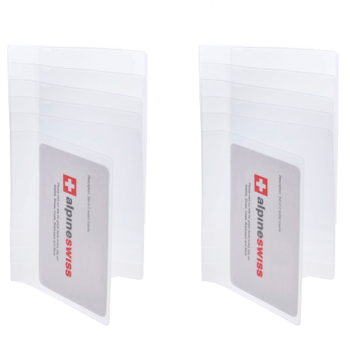alpine swiss Alpine Swiss Set of 2 Checkbook Plastic Insert 6 Page Card Holder Picture Window alpine swiss Alpine Swiss Set of 2 Checkbook Plastic Insert 6 Page Card Holder Picture Window